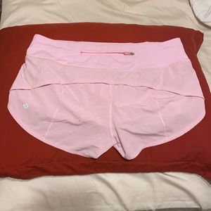 Light pink lulu shorts